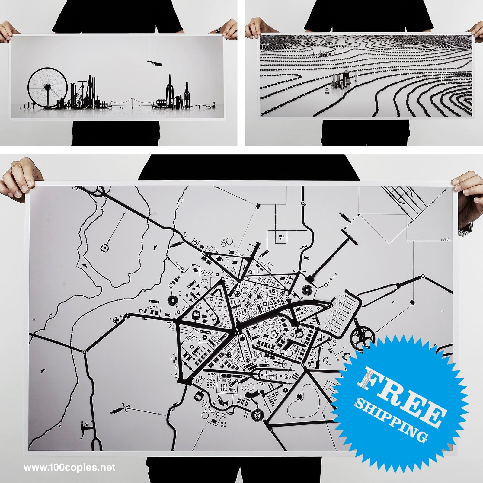 アート・デザイン・音楽 Dessins Tout-Terrain Super Miami Speed Race Wall Art – Canvas Freaks